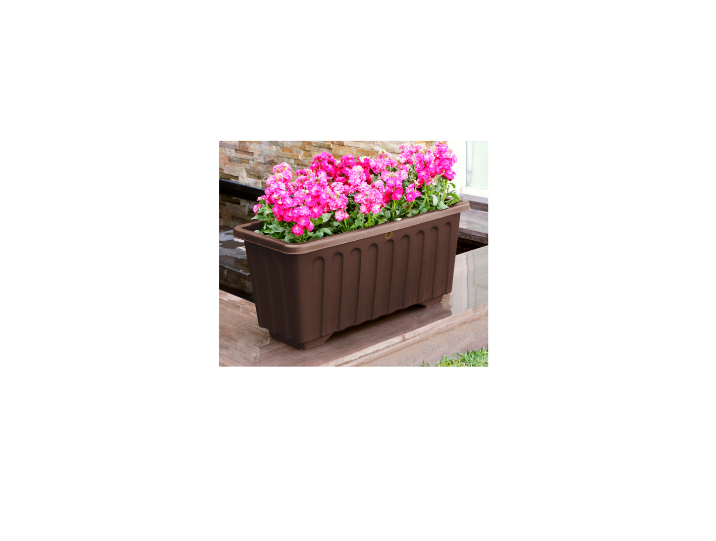 Maceta Jardinera Griega La Ardilla Chocolate JARG7006
