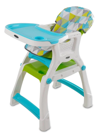 Silla Alta Prinsel Kinder City Triángulos verde 1055 prinsel