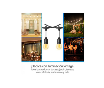 Serie LED De 24 Focos Para Exterior MODLED-400 Steren
