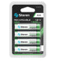 Paquete de 4 pilas recargables "AA" NiMH 1300 mAh BAT-1300 Steren