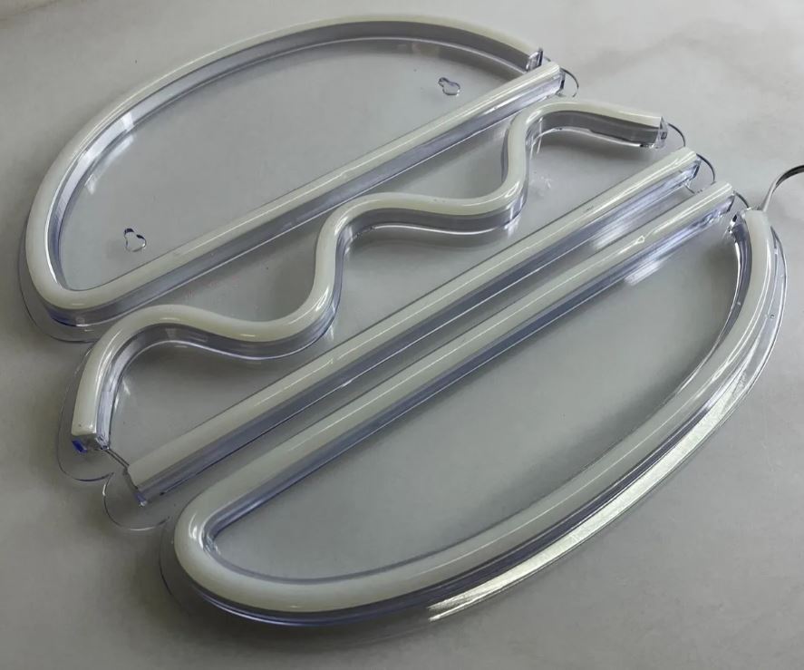 Anuncio Luminoso Neon Para Negocio De Hamburguesas Radox 246-449