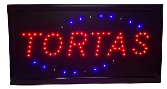 Letrero Luminoso Led De Tortas Radox 246-427
