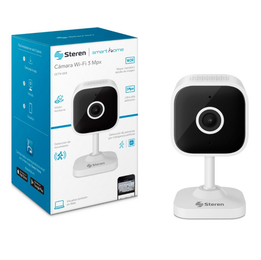 Cámara de seguridad Wi-Fi 3 Mpx fija CCTV-203 Steren