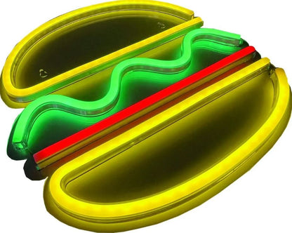 Anuncio Luminoso Neon Para Negocio De Hamburguesas Radox 246-449