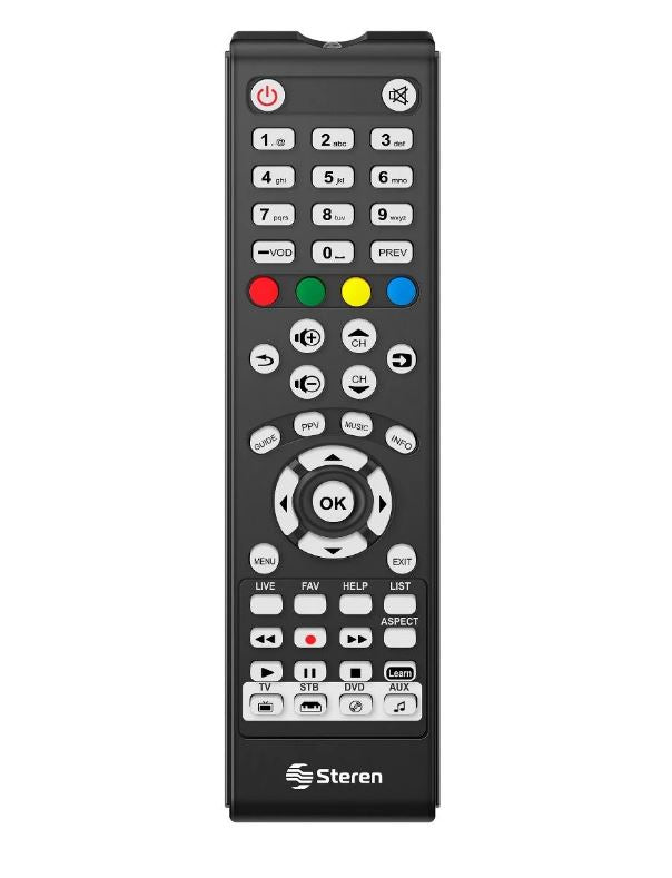 Control remoto universal 4 en 1 con autoaprendizaje RM-115 Steren
